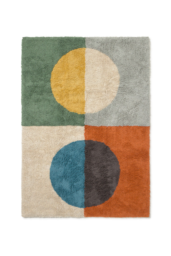 Tapis Lavable coton Illusion Lens