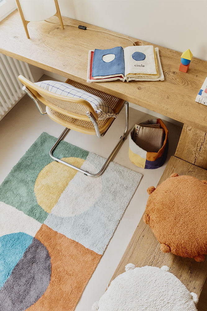 Tapis Lavable coton Illusion Lens