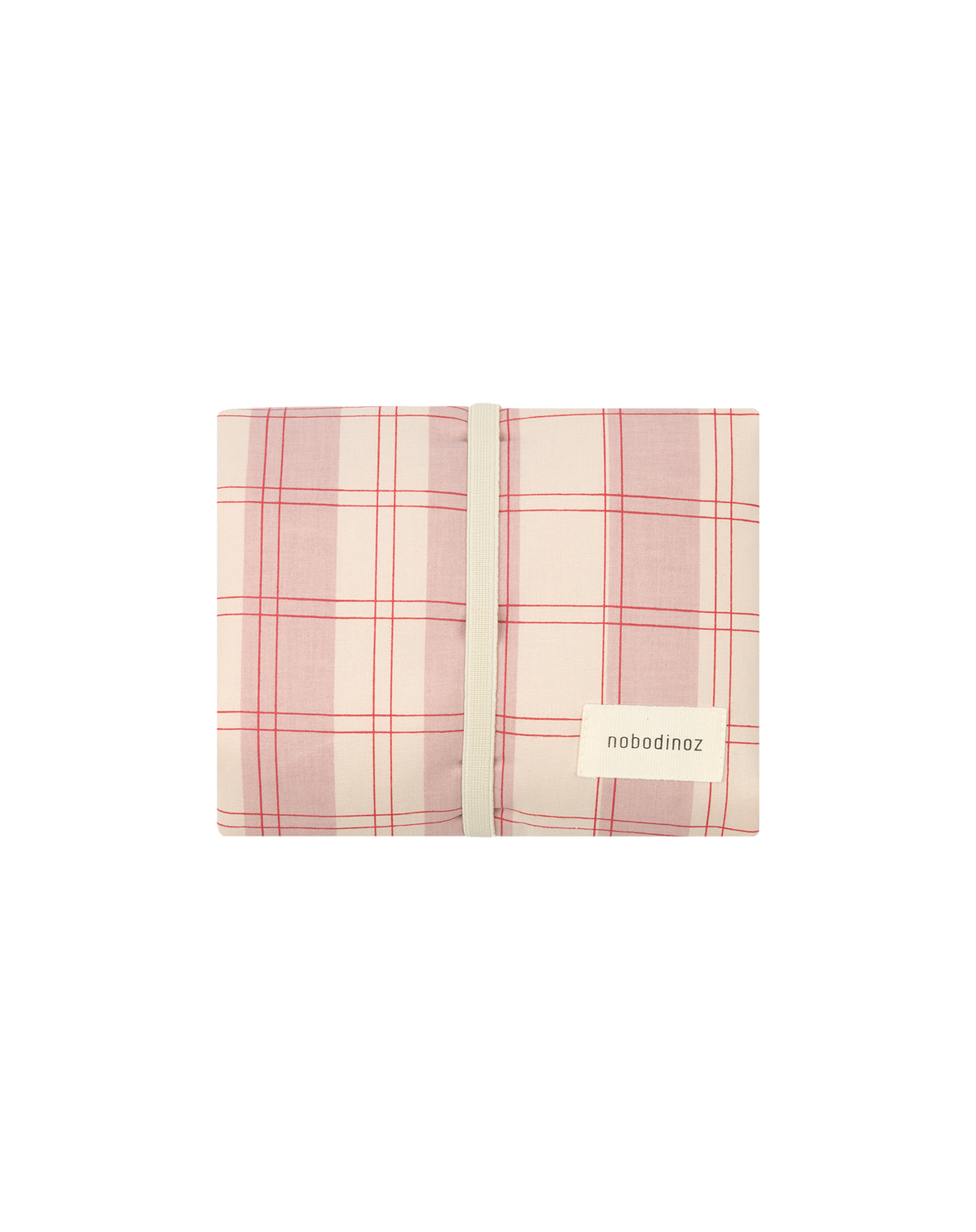 Changing mat - Powder Red Checks - Limited Edition - Nobodinoz