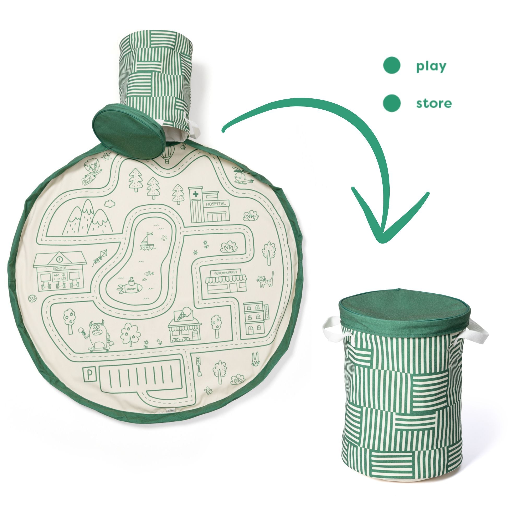 Soo Play Mat &amp; Toy Basket - Roadmap