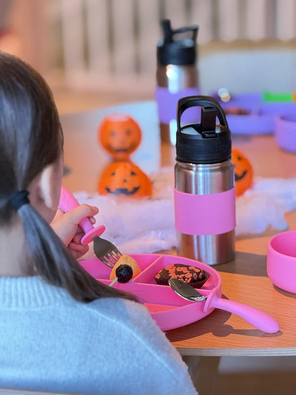 Divided Plate - Bubbly Pink