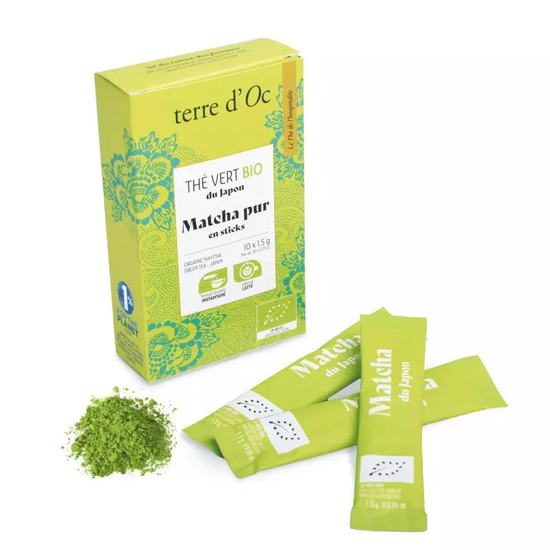 10 sticks - Organic Matcha green tea
