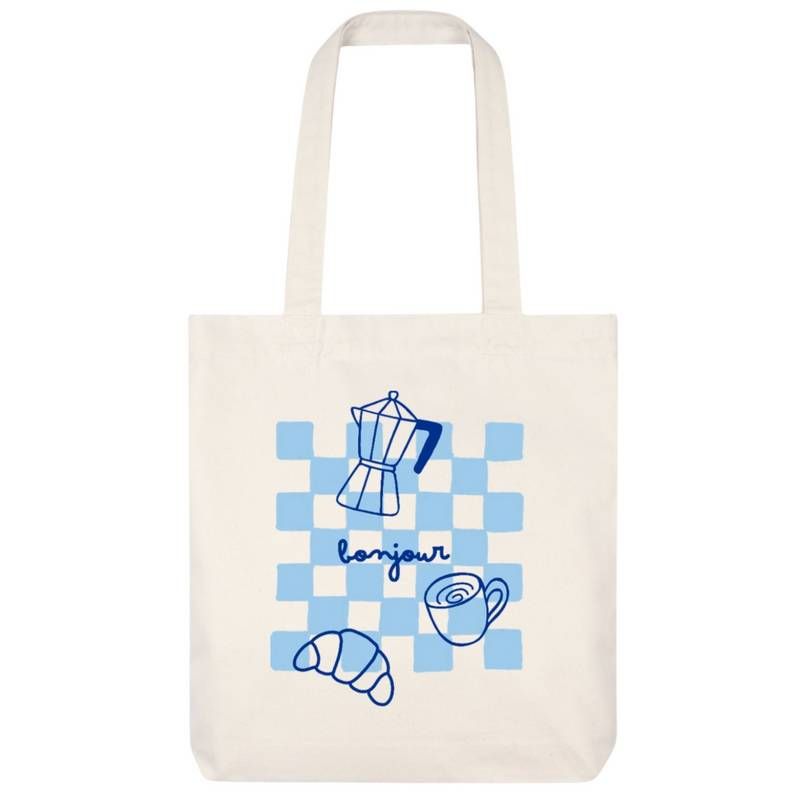 Tote bag bonjour