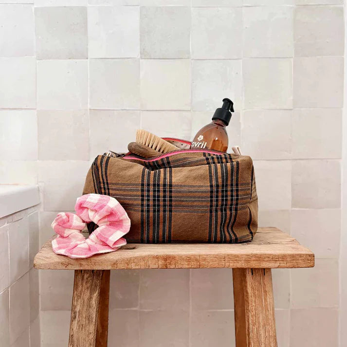 Trousse de toilette Vic Tartan