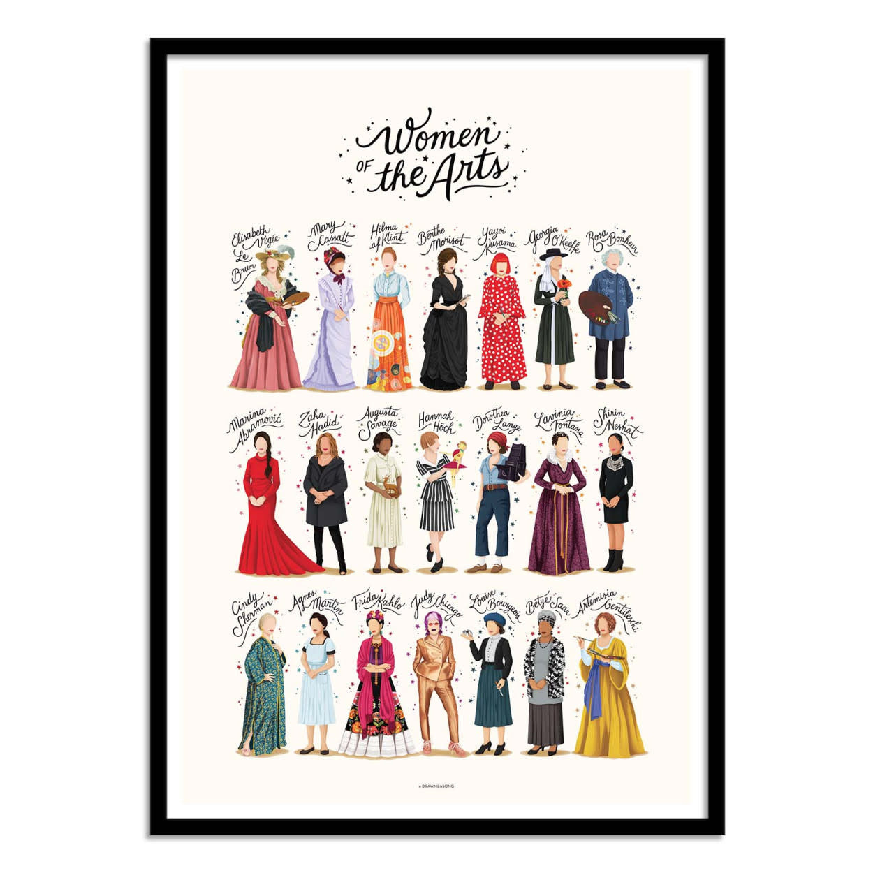 Affiche Women of the Arts