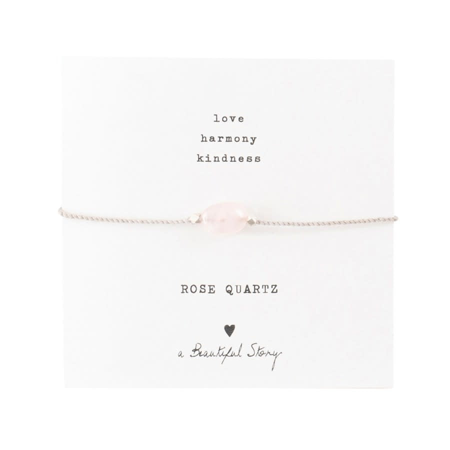 Bracelet Gemstone  quartz rose