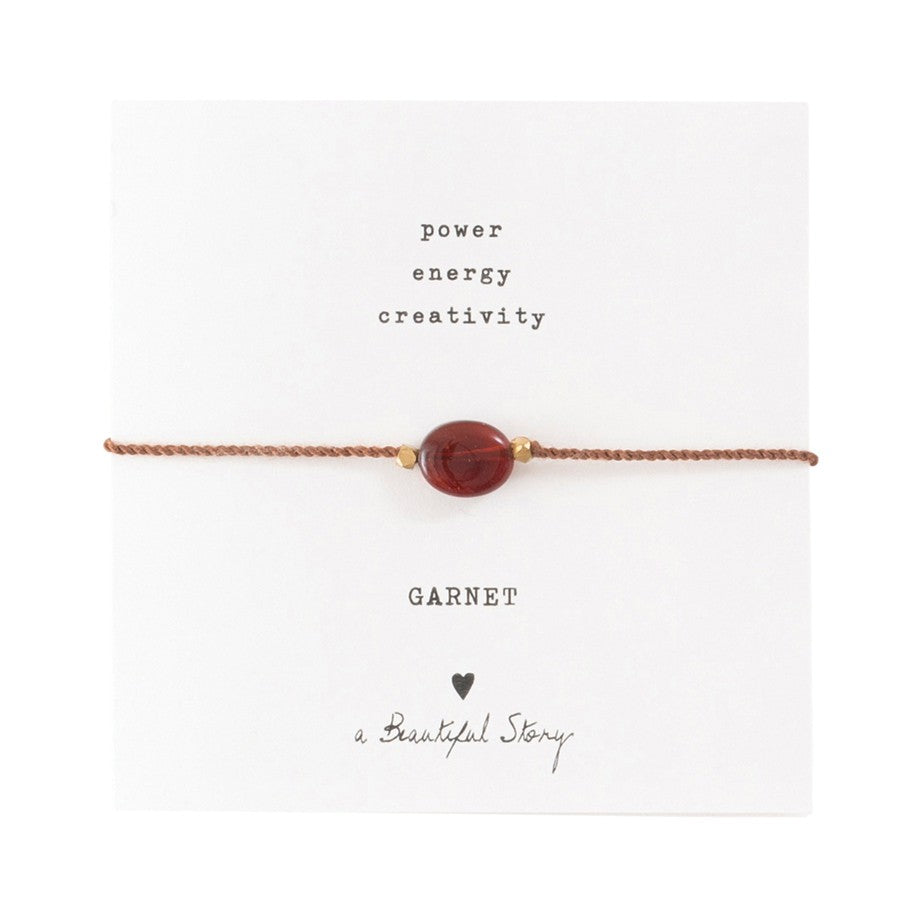 Bracelet Gemstone grenat