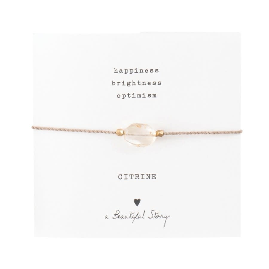 Bracelet Gemstone citrine