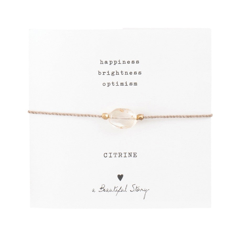 Bracelet Gemstone citrine
