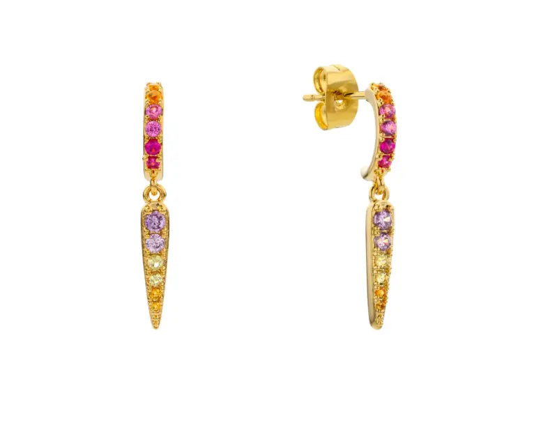 Boucles d'oreilles Rainbow London Way