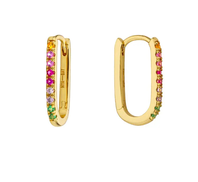 Boucles d'oreilles Rainbow Shiny Jazzy