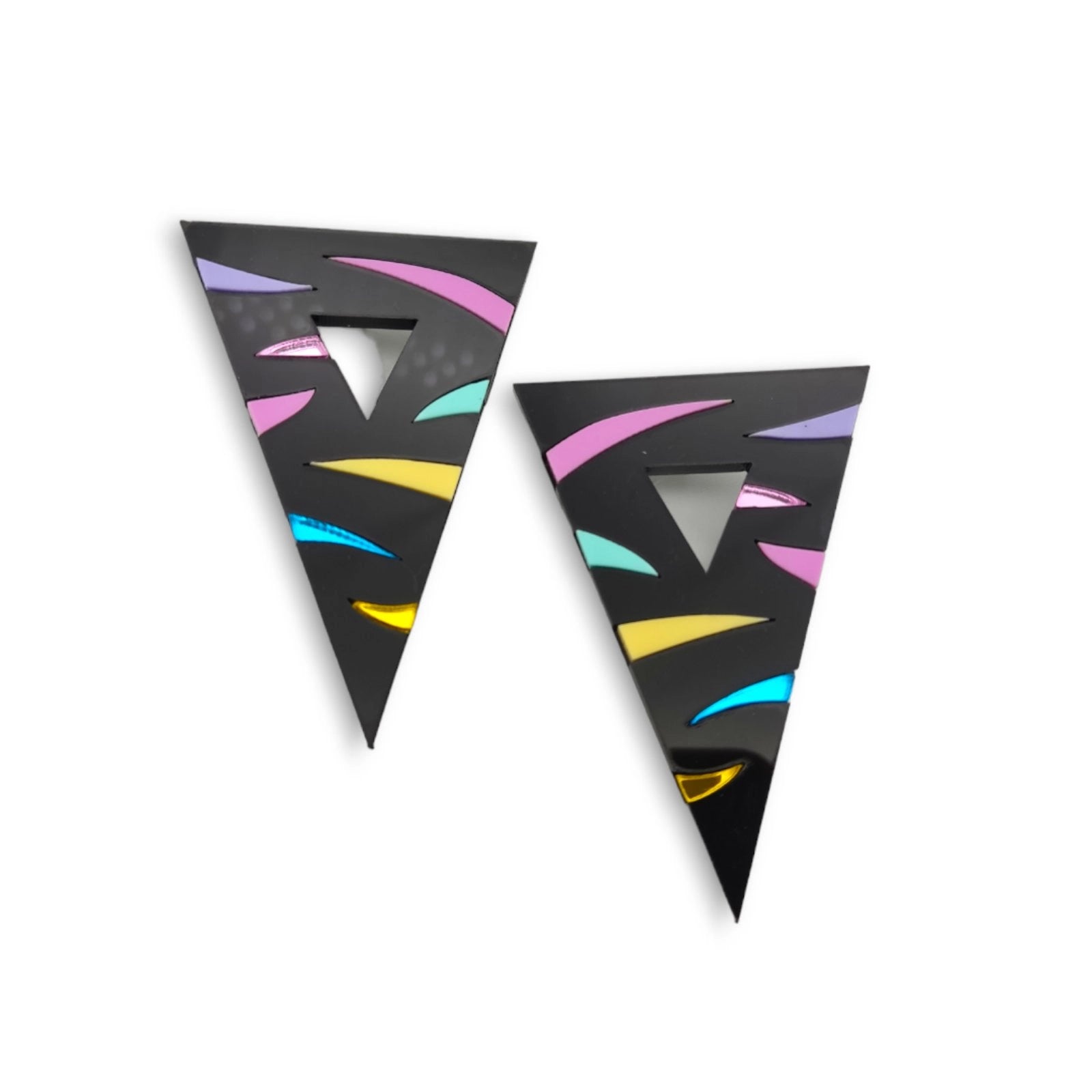 Orion black earrings
