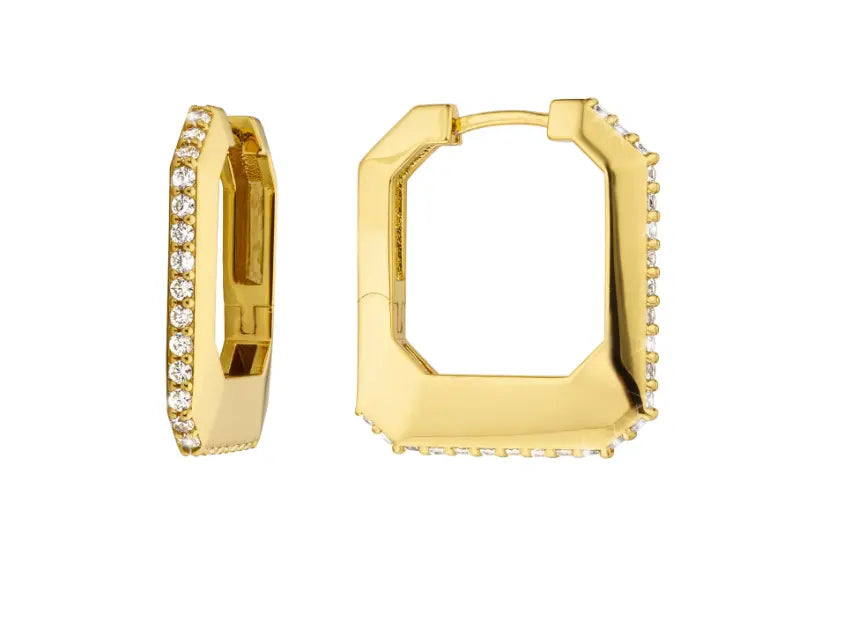 Boucles d'oreilles Shiny Groove Or