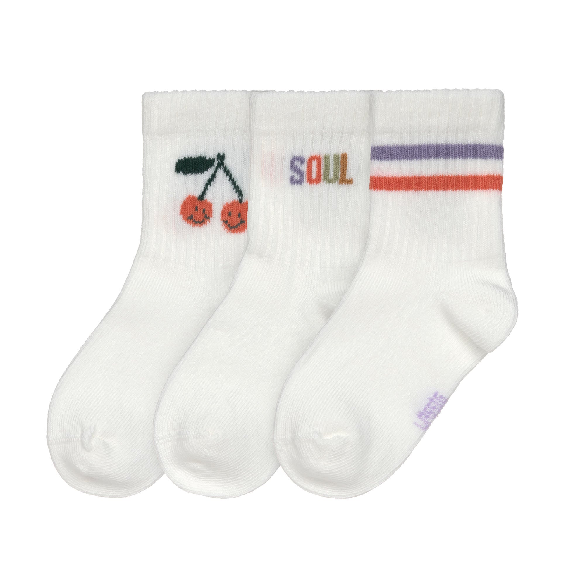 Chaussettes de tennis - Little Gang, Cerise