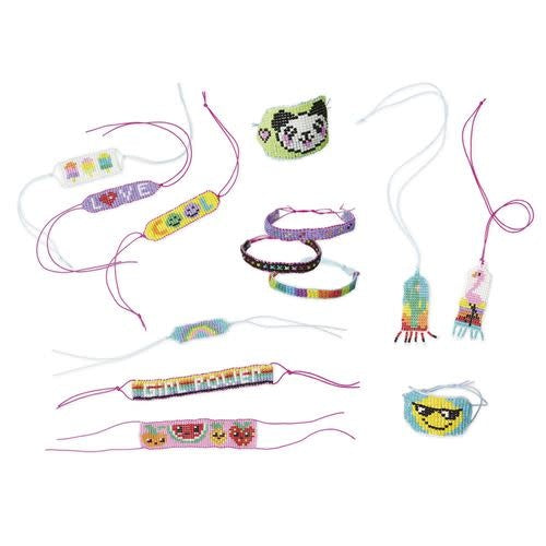 13 Pop Beaded Jewellery and a Weaving Machine