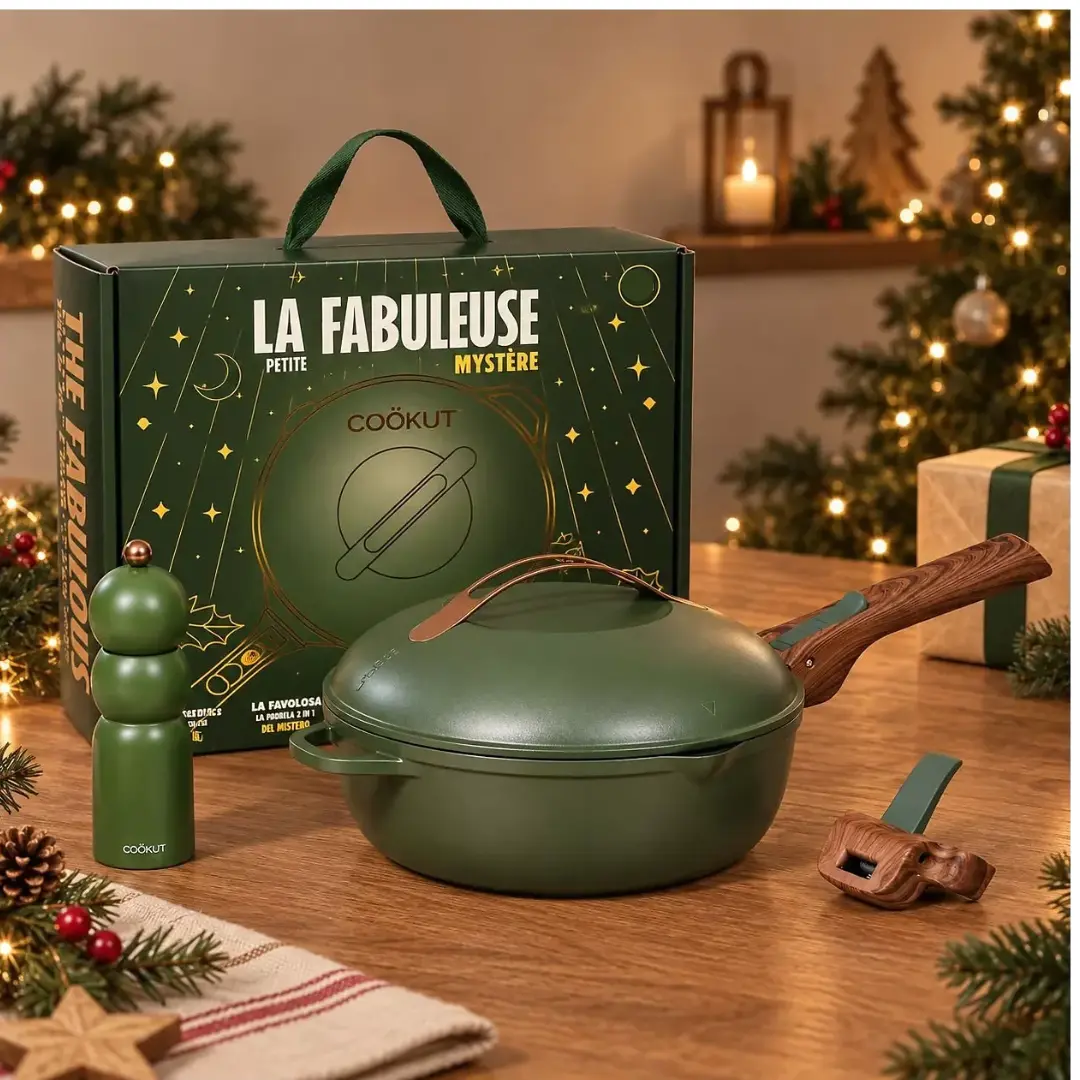 Poêle La Fabuleuse - 28 cm - Fougère - Pack Noël 2026