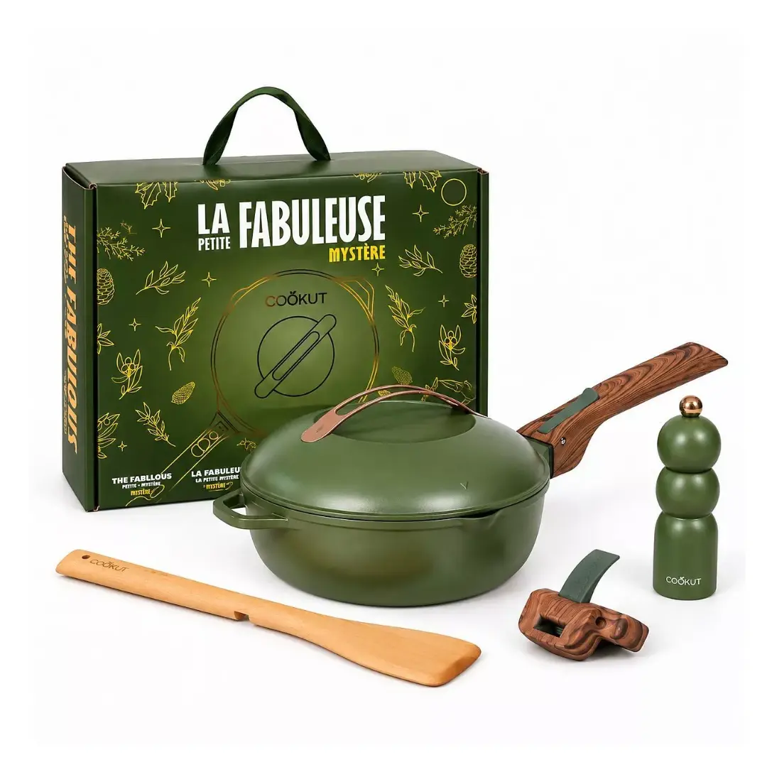Poêle La Fabuleuse - 28 cm - Fougère - Pack Noël 2026