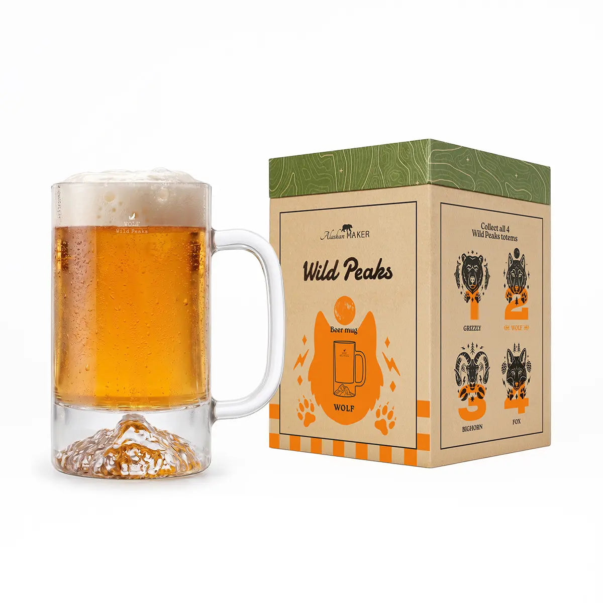Verre Chope à Bière - Wild Peaks - Wolf