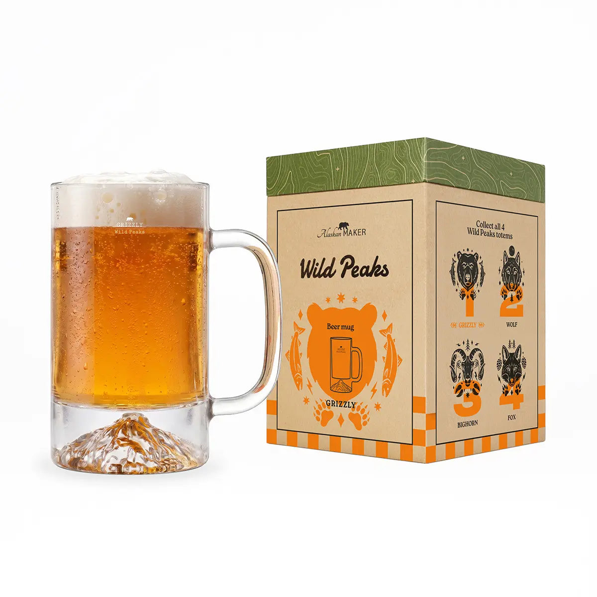 Verre Chope à Bière - Wild Peaks - Bear