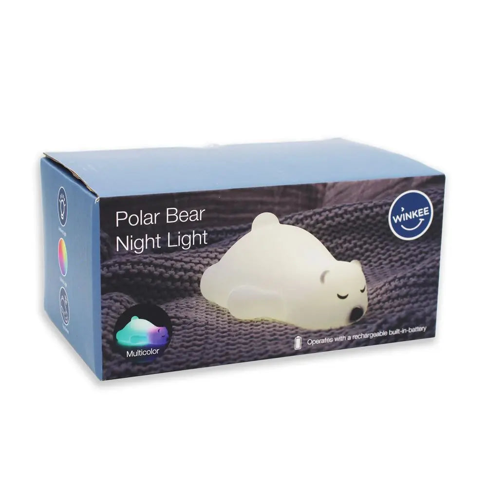 Siliconen Touch Nachtlampje - IJsbeer