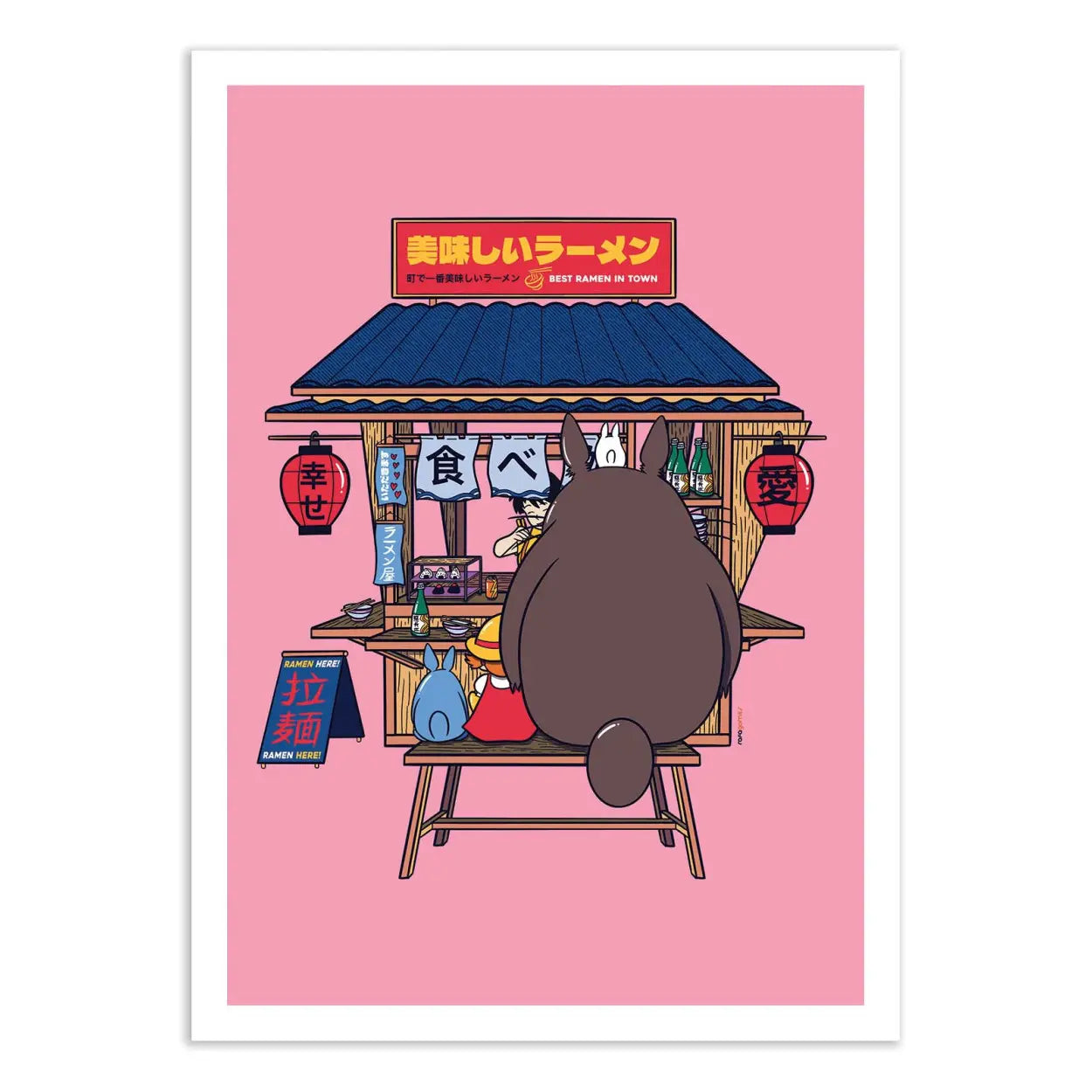 Affiche - Gomes - House of Ramen Totoro