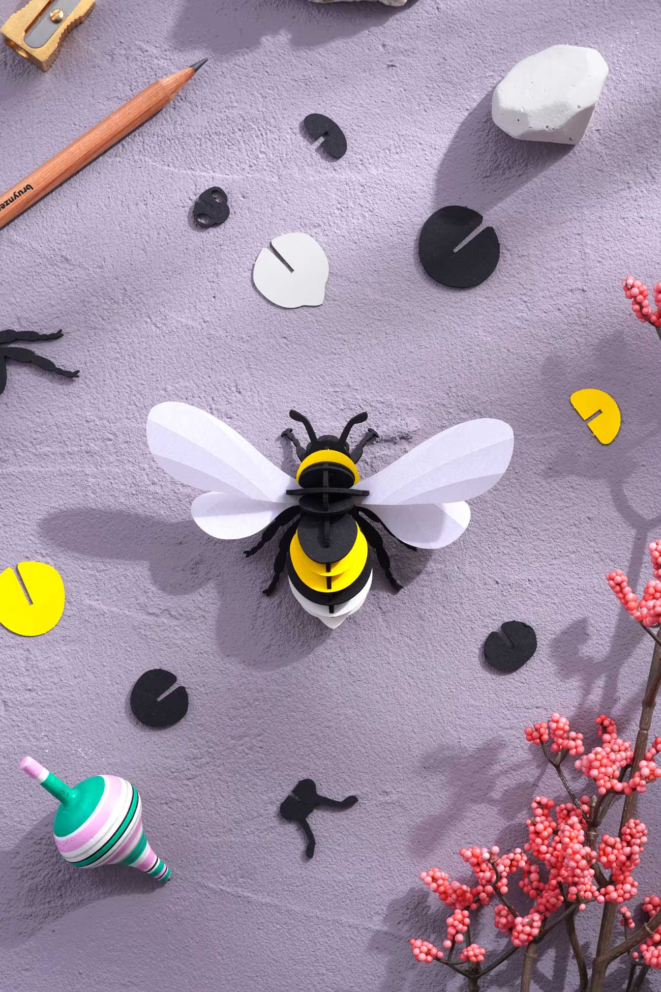 Papieren bouwset - Hommel