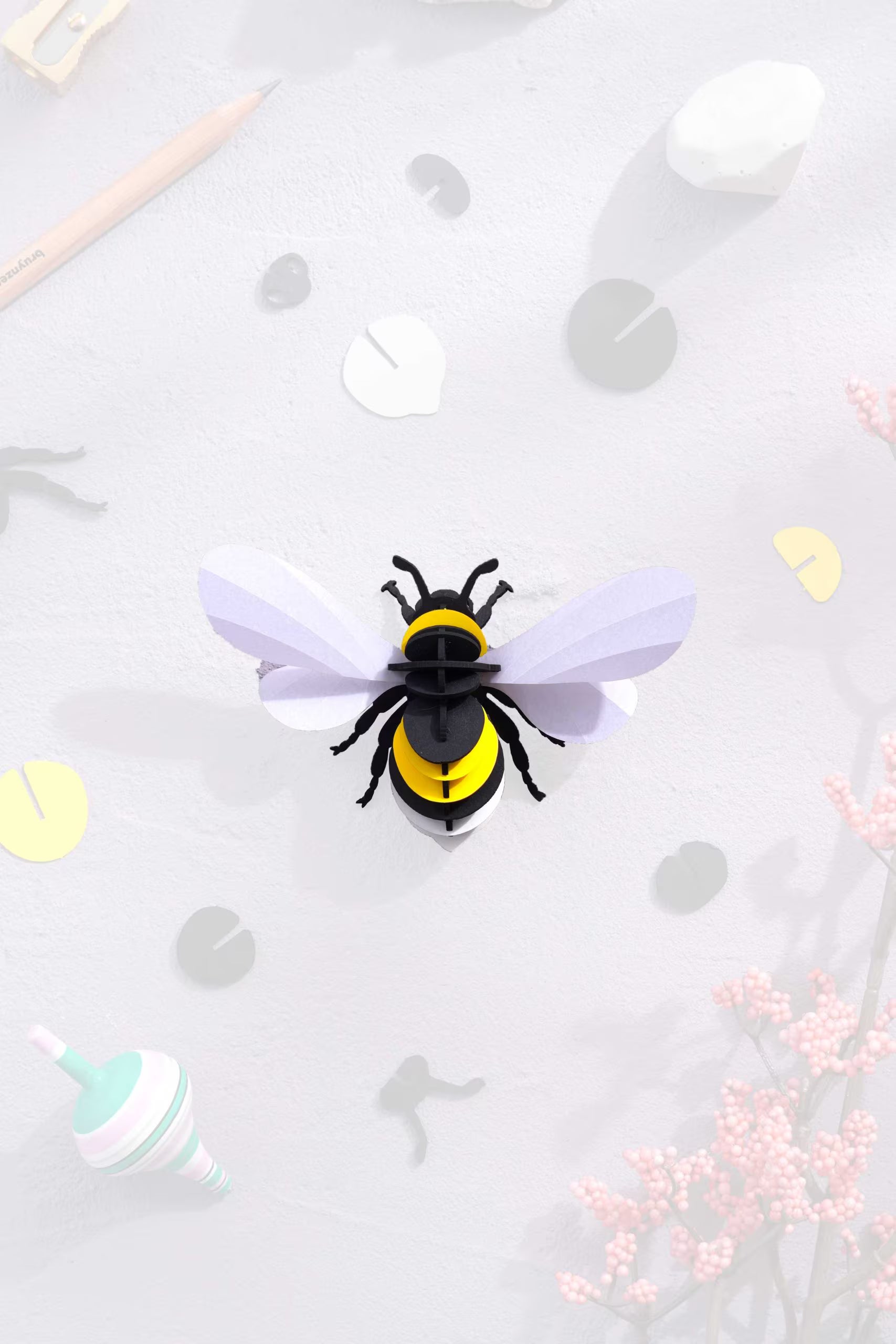 Papieren bouwset - Hommel