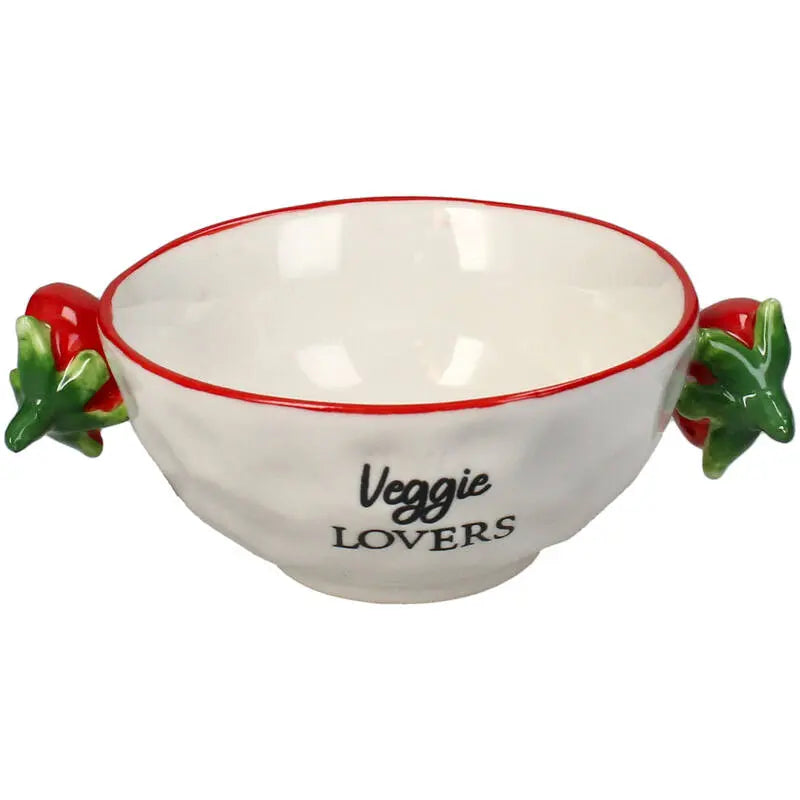 Assiette Creuse en porcelaine Blanche - Légumes