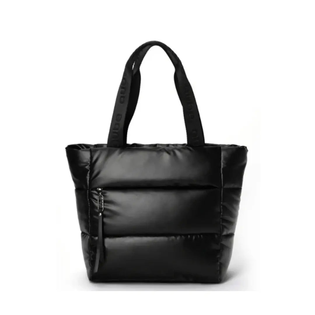 Sac Cabas Cumulus Noir satiné