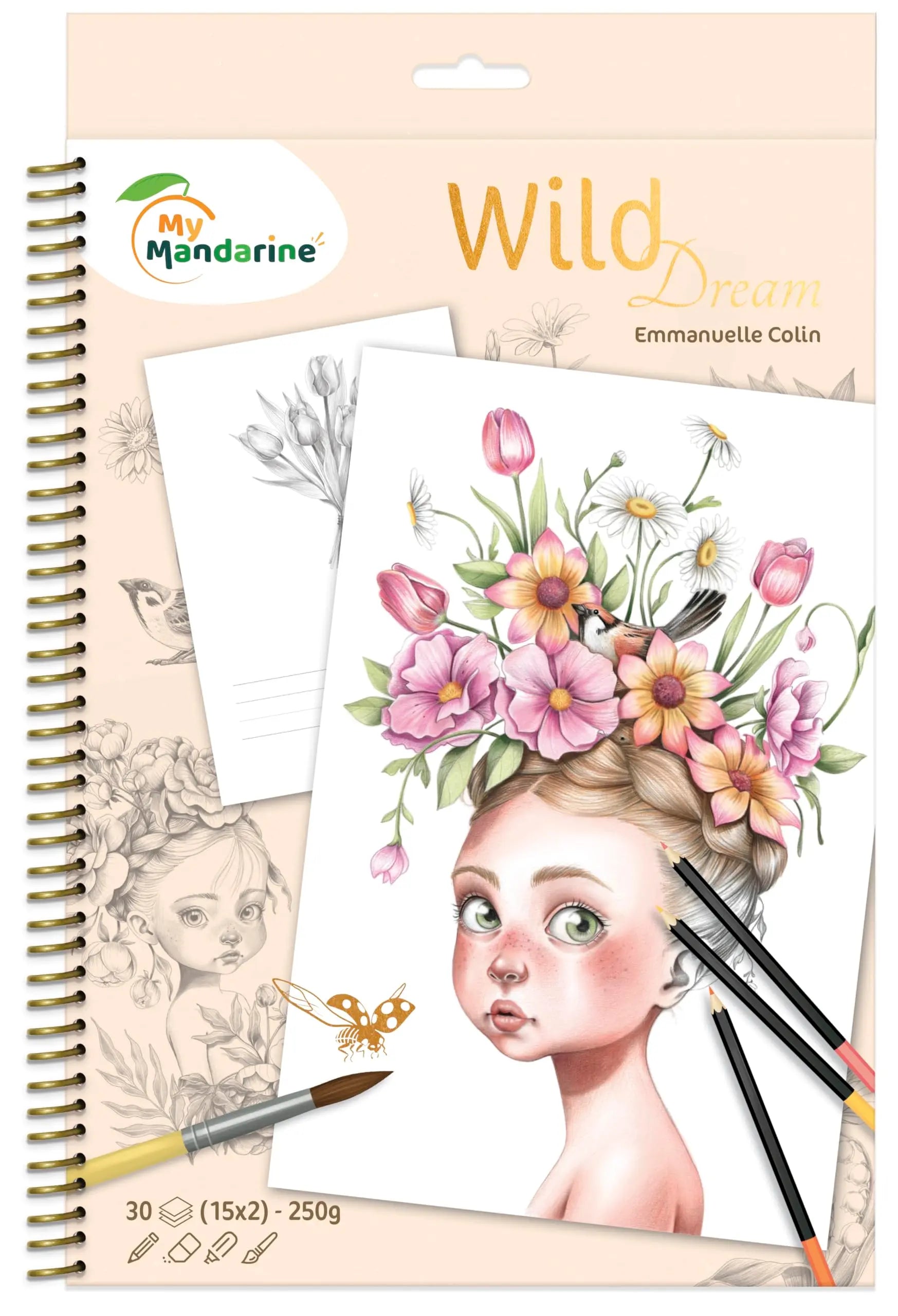 Wild A4 Coloring Book