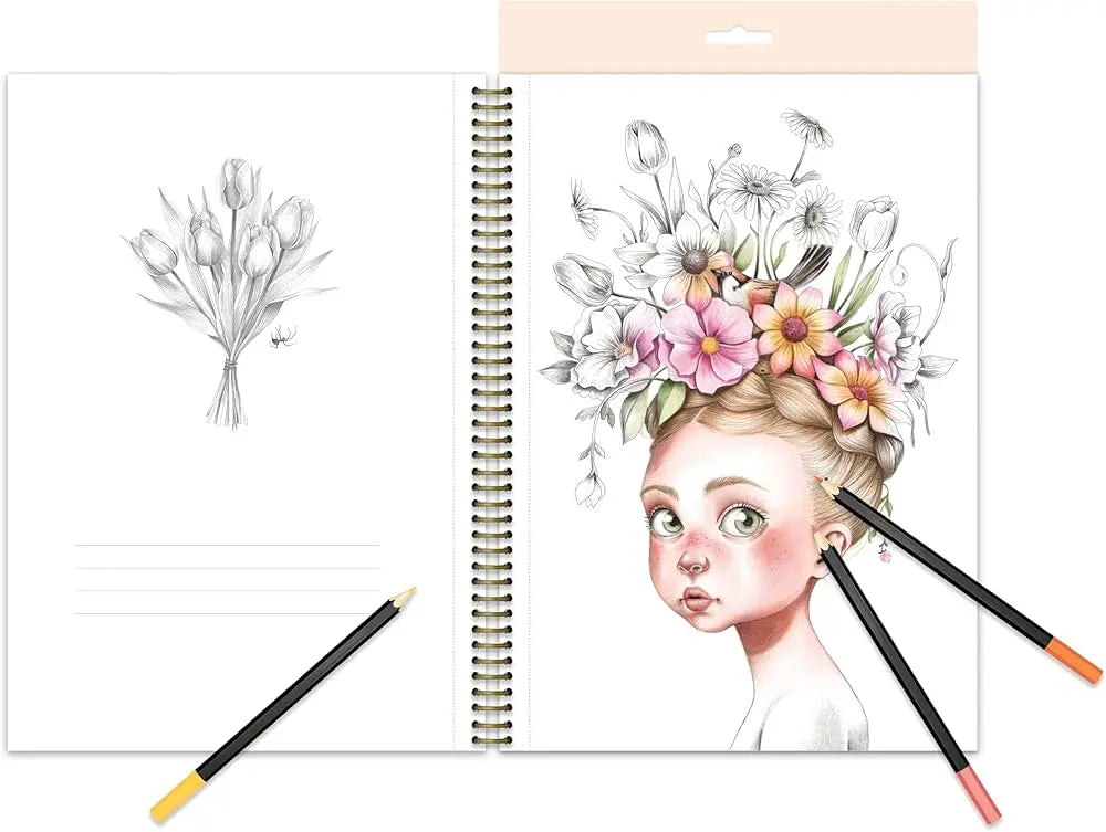 Wild A4 Coloring Book