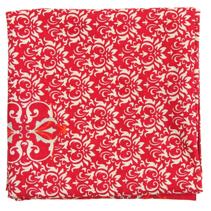 Red Palazzo Pitti Cotton Square