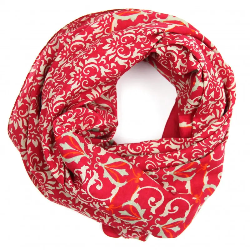 Red Palazzo Pitti Cotton Square