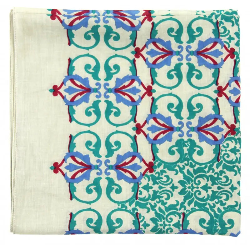 Palazzo Pitti Green Cotton Square