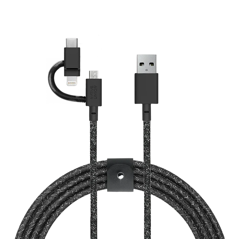 3-in-1 Universal Belt Cable 2M