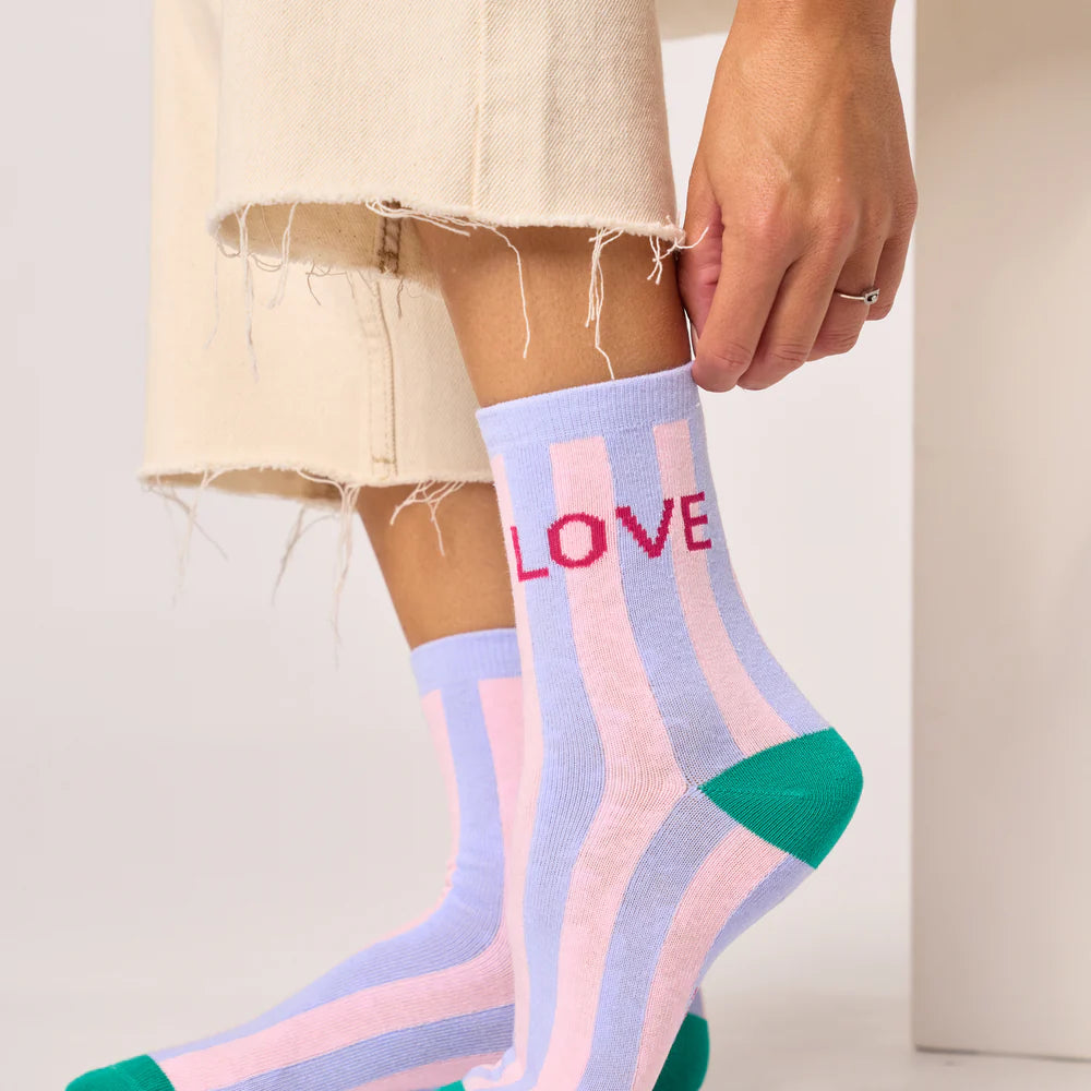 Chaussettes Rayées - Love