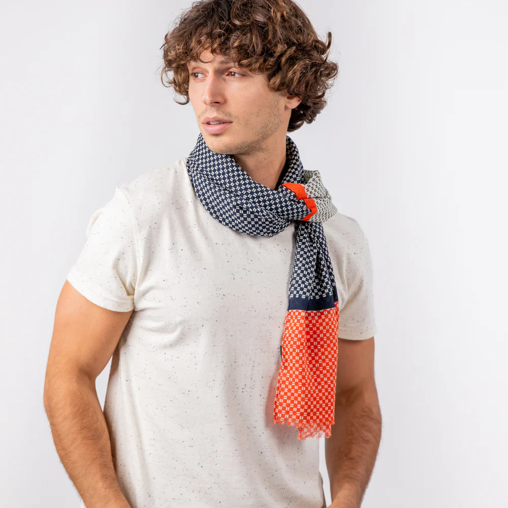 Scarf in 100% Organic Cotton - Bristol