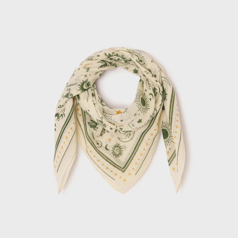 Foulard Madeleine 100% Laine - Ecru