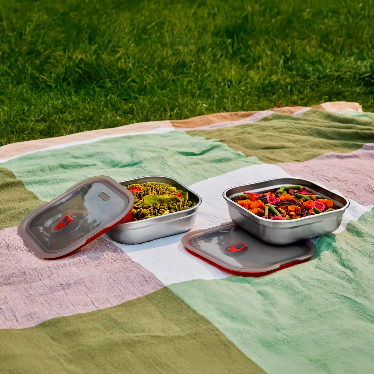 Boîte Repas Carrée Hermétique - 1.1L