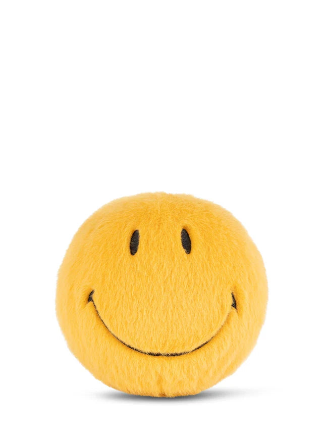 Peluche Smiley ECO Fuzzy - 13 cm - Yellow