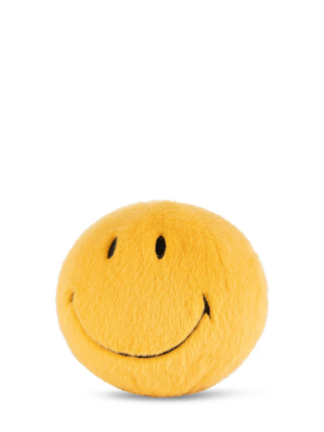 Peluche Smiley ECO Fuzzy - 13 cm - Yellow