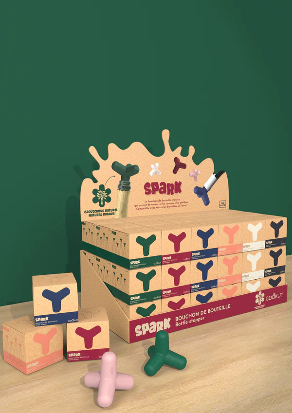 Bouchon de bouteille Spark - Blanc