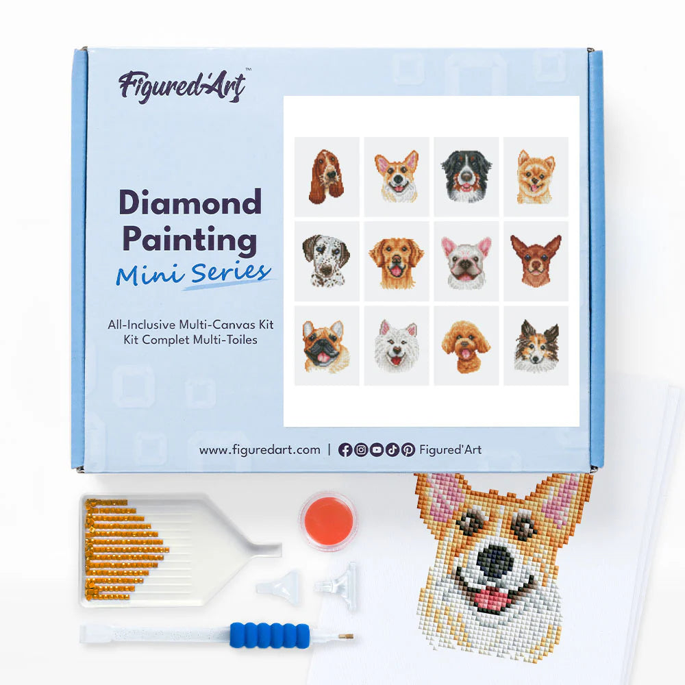 Diamond Painting Mini Serie - Honden