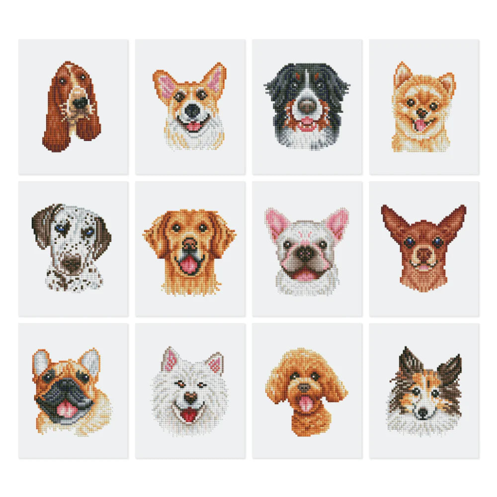Diamond Painting Mini Serie - Honden