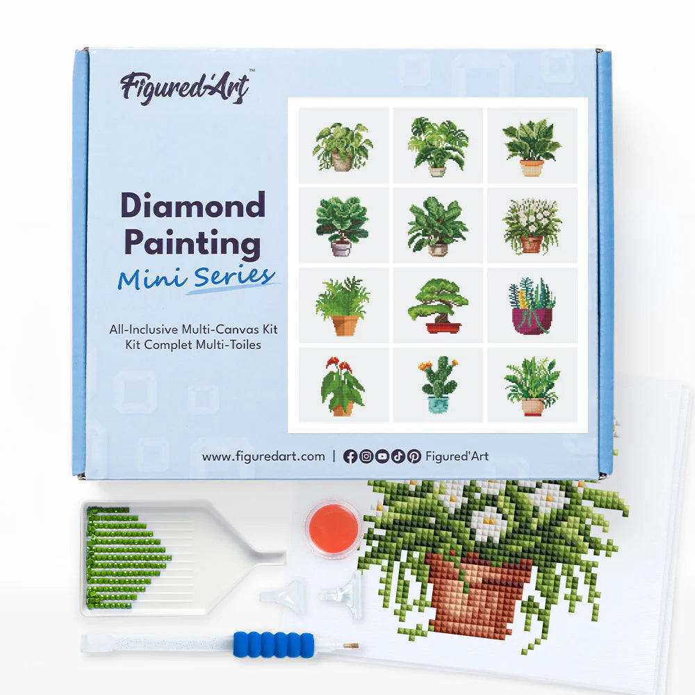 Mini Diamond Painting Set - Planten 2