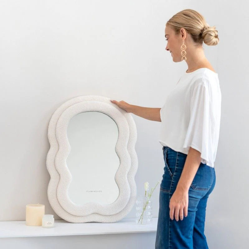 Miroir Molletonné Ondulé - Charlie