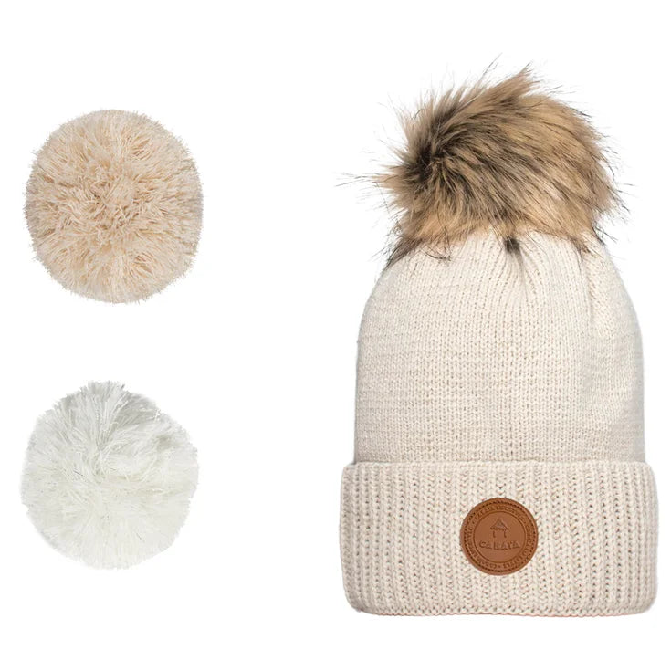 Irish Coffee Beanie - Crème Lurex