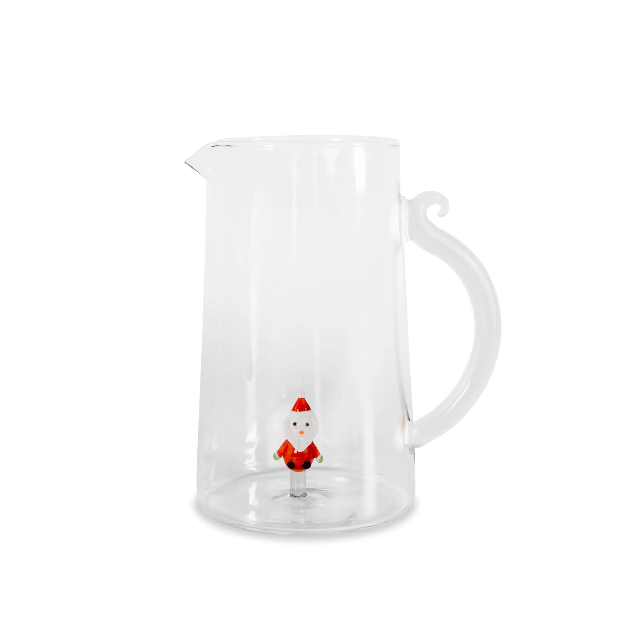 Winter Santa Glass Carafe - 1.5L