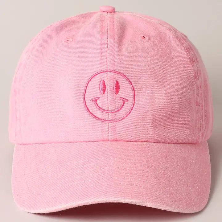 Casquette Happy Face - Pink