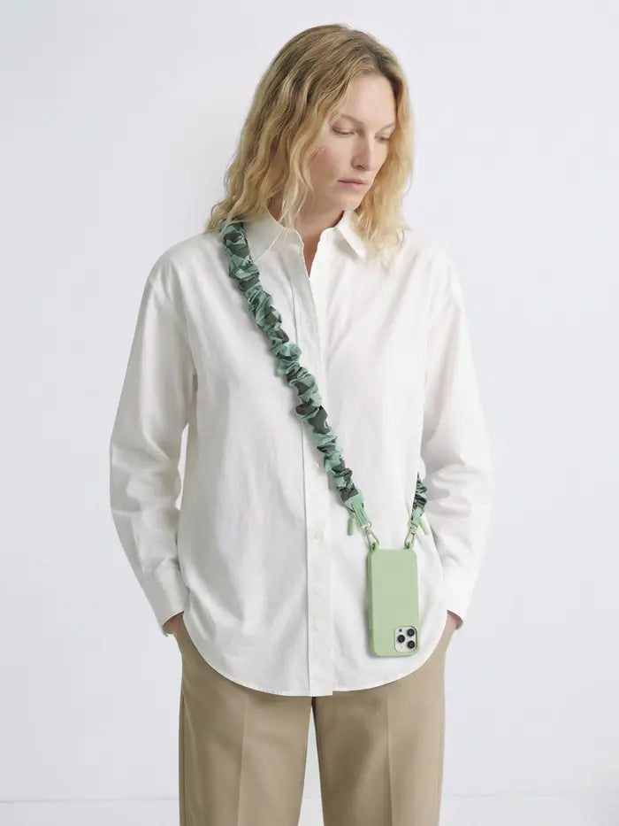 Sage Scrunchie Telephone Cord